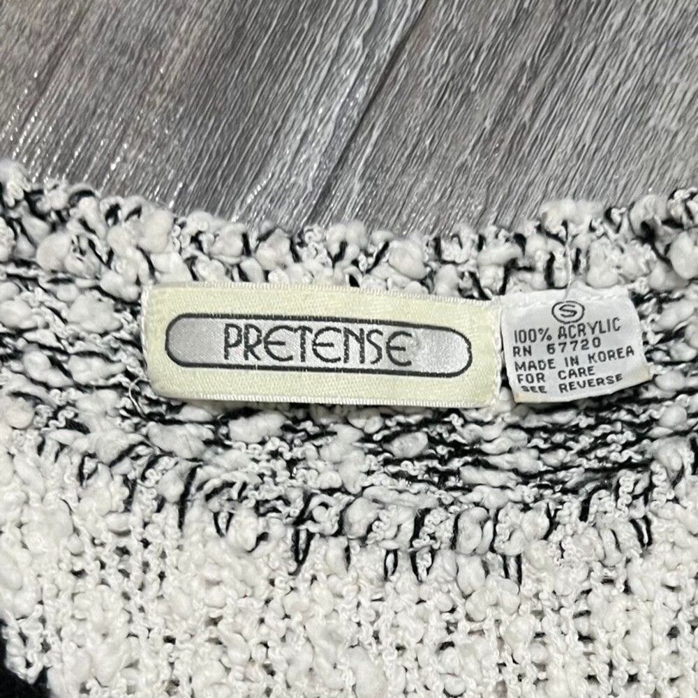 Vintage Pretense Abstract Popcorn Knit Sweater - Picture 3 of 5